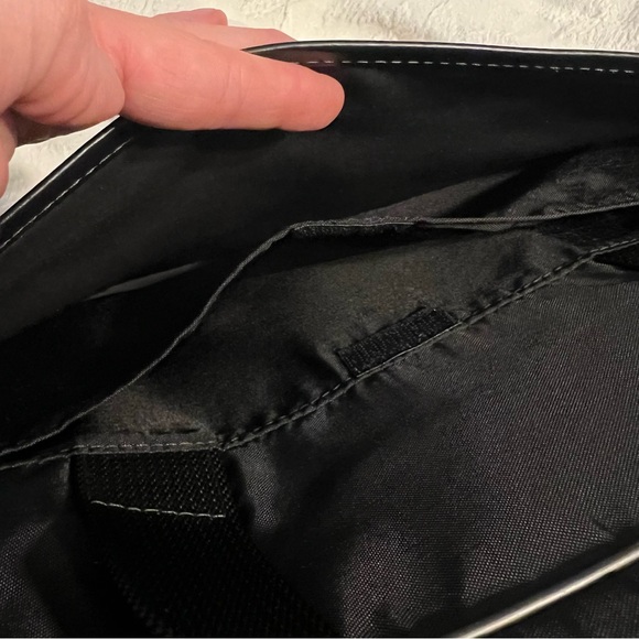 Vintage Hartmann Black Nylon Business Brief Briefcase Laptop Tote Work Bag - Picture 6 of 7